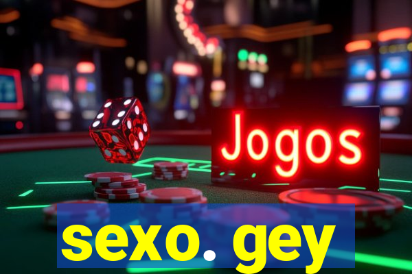 sexo. gey